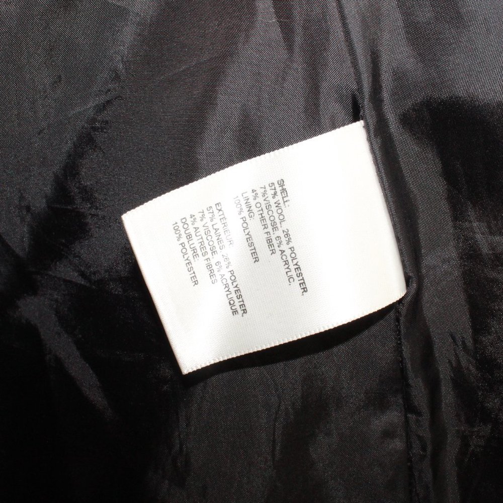 LAUNDRY by Shelli Segal Belted Peacoat Jacket Sz M - Picture 11 of 12